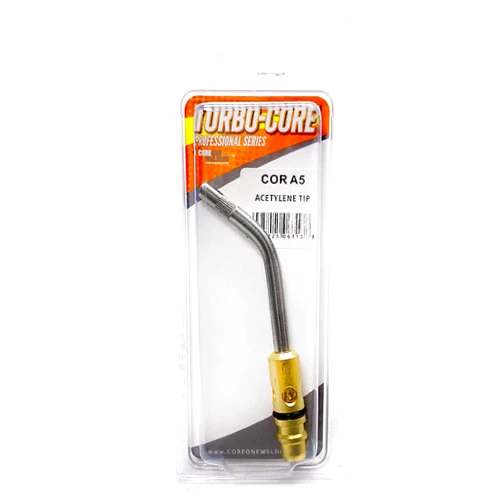 COREONE WELDING TURBO-CORE Air Acetylene Swirl Tip A5 Professional Series for the Plumbing and HVAC Industry