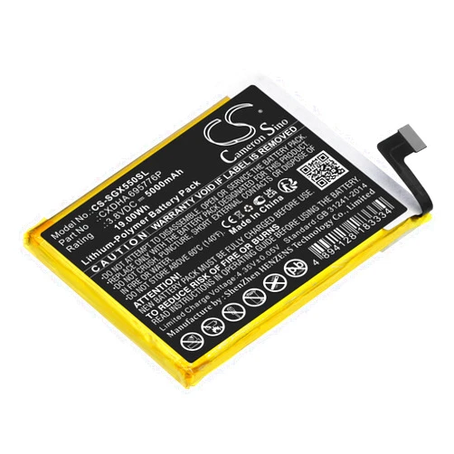 Flujoy 5000mAh/3.8V Replacement Battery for SkyGolf SkyCaddie SX550 CXDHA 695776P