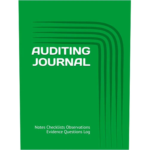 By Just Visualize It (Author), The Quality Guy (Editor) AUDITING JOURNAL: Notes Checklists Observations Evidence Questions Log HARDCOVER quality auditor book gift | (Audit Notebooks and Journals)