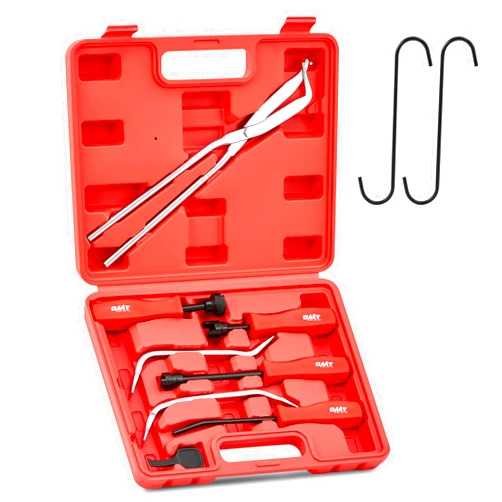 Orion Motor Tech 10pc Drum Brake Tool Kit, Drum Brake Tool with Drum Brake Spring Tool, Brake Spring Compressor, Brake Spring Pliers, Drum Brake Adjusting Tool, Brake Spoon Set, Brake Drum Tool Kit