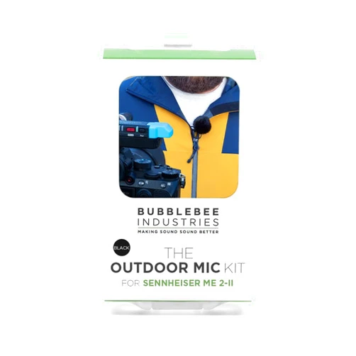 BUBBLEBEE INDUSTRIES Microphone Windscreen for Lavalier/Lapel Microphones - Reduce Wind Noise & Clothing Rustle - Mic Kit - Windscreen Muff Wind Cover for SENNHEISER ME 2-II Mic