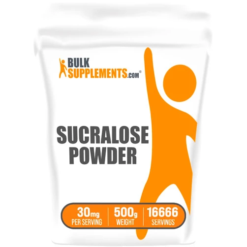 BulkSupplements.com Sucralose Powder - Sugar Alternative - Zero Calorie Sweetener - Artificial Sweeteners - Keto Sweetener, 30mg per Serving, 500g (1.1 lbs) (Pack of 1)