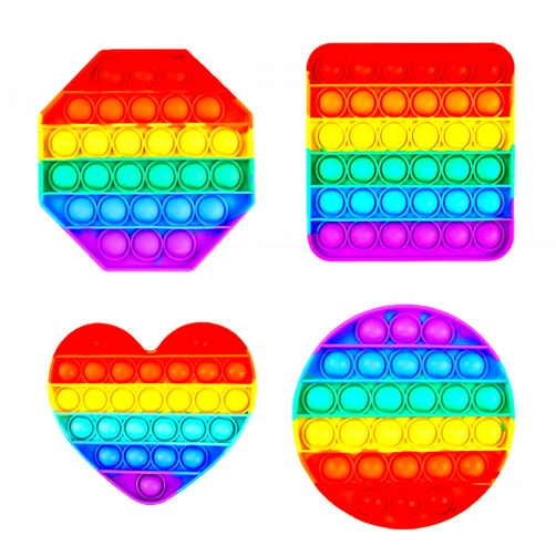 Kapibarasensei Random 4 Pcs Fidget Toys,Push Pop Fidget Sensory Toys Set,Stress Relief Gifts for Kids & Adults,Pop Bulk & Party Favors Toddler Toys for Easter Gifts,Party Supplies,Classroom Prizes