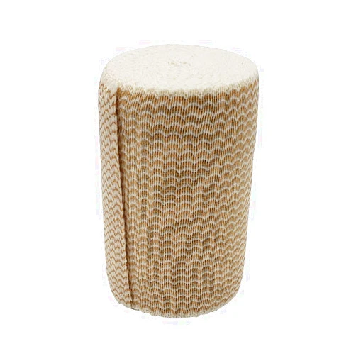 Generic Premium Latex-Free Elastic Bandage with Self-Adhering Closure Double Length - 4inch x 11 Yards, Beige