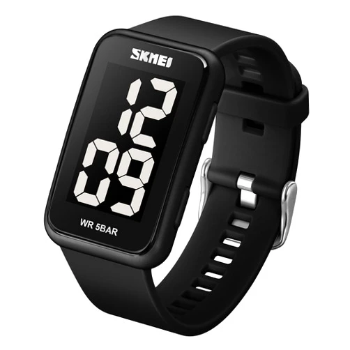 Gosasa Square Men's Women's Digital Watch Big Numbers Dial Waterproof LED Watches for Student Teens