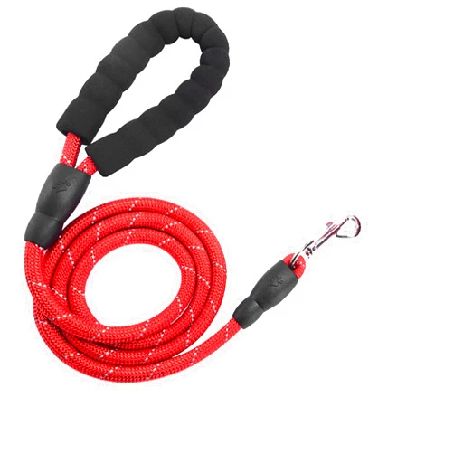 JKXWX Pet Leash Strong Dog Leash, Rope Leash with Comfortable Padded Handle and Highly Reflective Threads Durable Dog Leashes for Medium and Large Dogs Pet Walking Leash Small