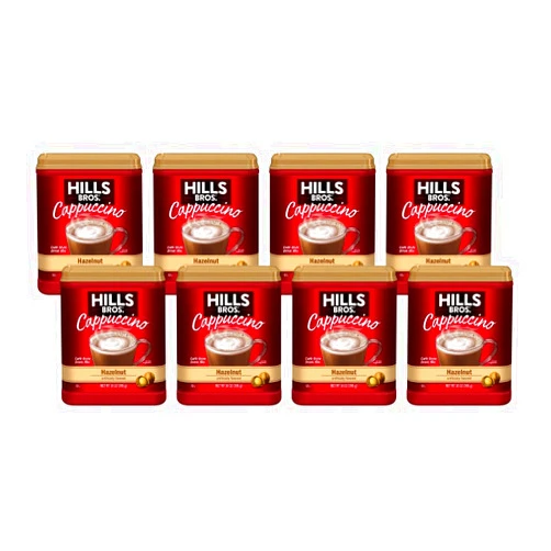 Hills Bros. Flavor Coffee (Hazelnut, 14 Ounce (Pack of 8)