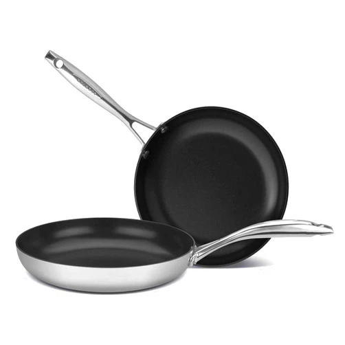 Scanpan HaptIQ Stainless Steel-Aluminum 8 and 10.25 Inch 2-Piece Fry Pan Set
