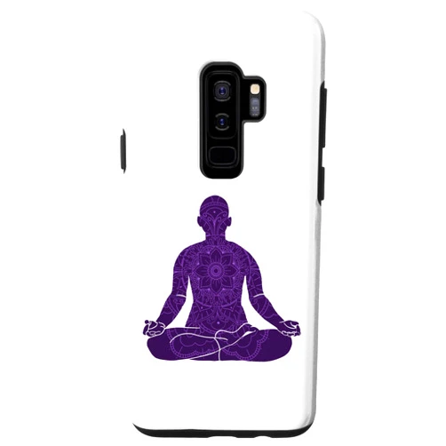 Kundalini Yoga Accessories Gifts for Men Beginners Galaxy S9+ Retro Kundalini Ashtanga Hatha Asanas Yogi Yoga Case