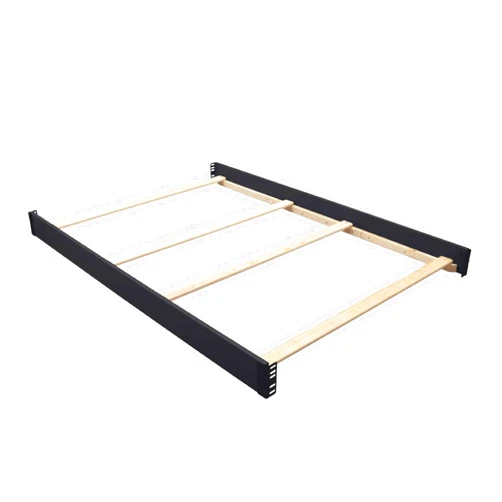 CC KITS Full-Size Conversion Kit Bed Rails for Viv + Rae Convertible Cribs - Solid Wood Rail - Toddler and Adult Bed Rail for Full-Size Beds - Essential Nursery & Baby Furniture (Black, Option 1)