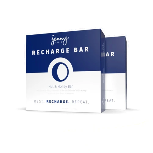 Jenny Craig Recharge by Jenny Craig™ 14-Count Recharge Bars - REVOLUTIONARY Recharge BAR perfect for INTERMITTENT FASTING: designed to help curb hunger while you fast - Nut and Honey Flavor - (2 Packs of 7 Recharge Bars)