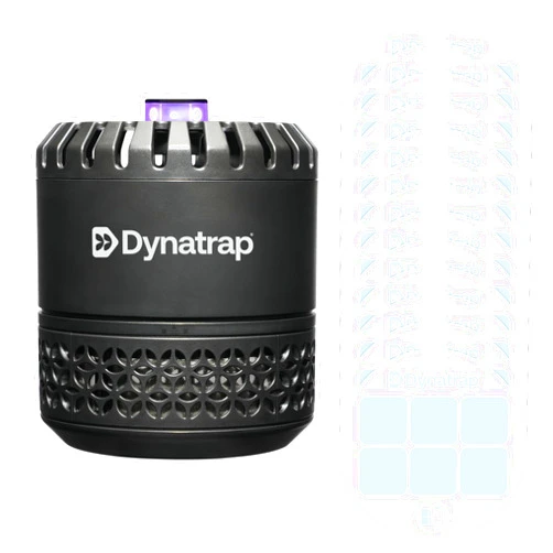 DynaTrap DT152 Indoor Insect Trap and Killer – Catches and Kills Fruit Flies, Gnats, Moths, Mosquitoes & Other Flying Insects + DynaTrap 21523 Replacement StickyTech Glue Boards
