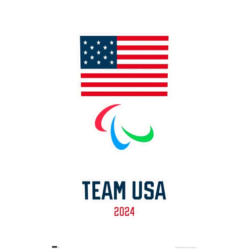 Trends International Team USA - Paralympic Logo Wall Poster, 22.37