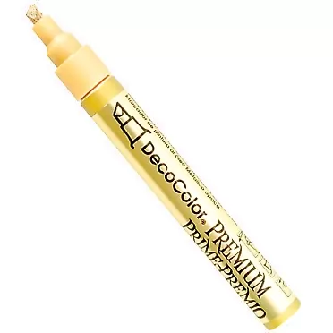 Uchida of America 350-CGLD DecoColor Premium 3 Way Chisel Point Pen, Gold.NEW NEW(1 Pack, Gold)