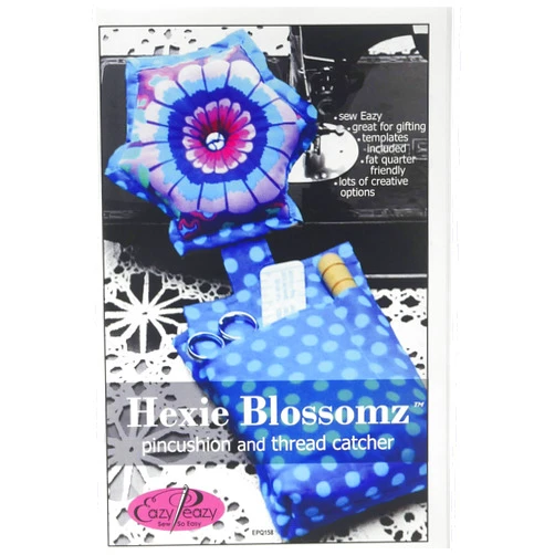 Eazy Peazy Quilts Hexie Blossomz Pincushion & Thread Catcher Pattern