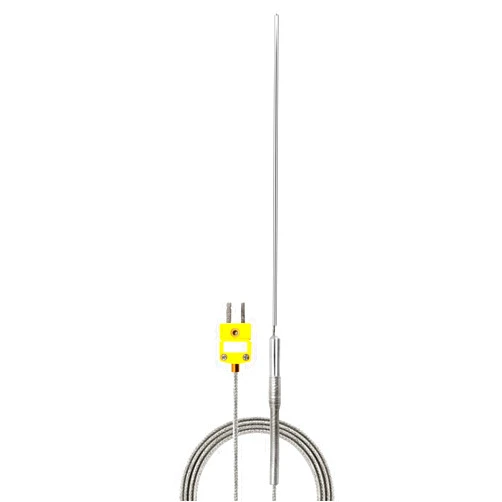 PerfectPrime TL1915SL K-Type Inconel 600 Flexible Thermocouple Temperature Sensor Probes -40~2012°F, 1.6mm / 150mm