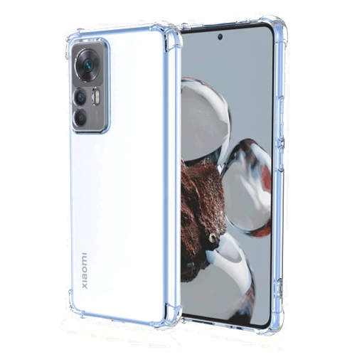 SHYXGLON Case for Xiaomi 12 Lite 5G with Two Screen Protector, Xiaomi 12 Lite Case Crystal Clear Ultra Thin, Xiaomi 12 Lite 5G Case Transparent Soft TPU Flexible Case for Xiaomi 12 Lite (Clear)