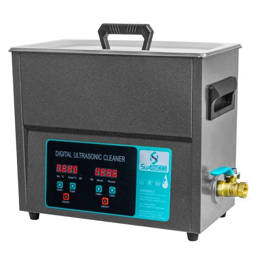 SupRUCCI Ultrasonic Cleaner 6L - High Power 180w Ultrasonic Carburetor Cleaner with Heater Timer for Cleaning 3D Printed, Parts, Carburetor, Circuit Board, Jewelry, Safely Removes Oil and Rust