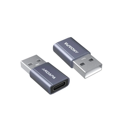 ANDAPA USB C Female to USB Male Adapter(2 Pack), C to USB Adapter for iPhone 12 13 14 15 Mini Pro Max,Airpods iPad pro,Samsung Galaxy Note 10 20 21 S21 Plus,Google Pixel 5 4 4a 3A XL