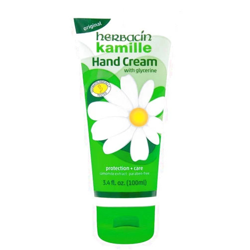 Herbacin Kamille Plus Glycerin Hand Cream 3.4 Oz