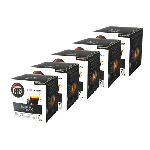 NESCAFÉ DOLCE GUSTO Nescafé Dolce Gusto Espresso Intenso, Pack of 5, 5 x 16 Capsules