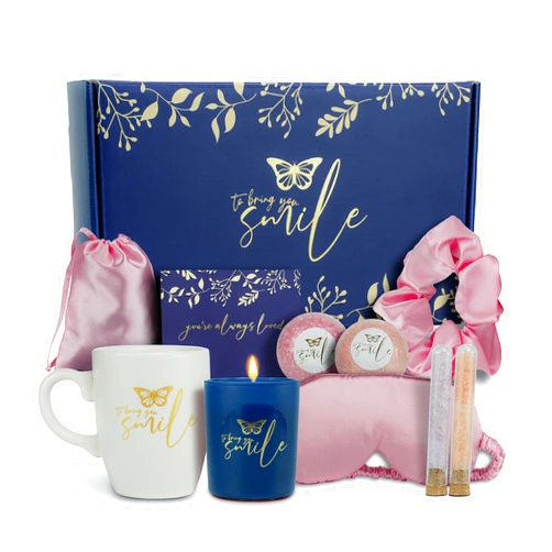 To Bring You Smile Birthday gifts for women, get well gifts for women after surgery, get well soon gift baskets for women, spa gifts for women, care package for women, self care package for women, gift baskets for women