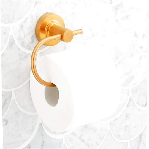 Signature Hardware 483958 Lexia Wall Mounted Euro Toilet Paper Holder