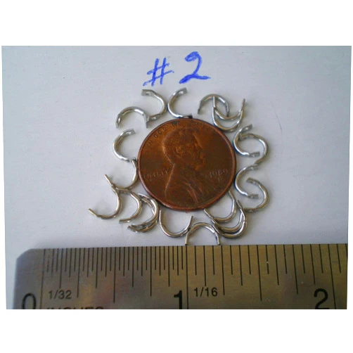 JumpingLight 100 PCS. Stainless Steel Easy Spin CLEVISES Size #2, Make in LINE Spinners - Fishing Supplies for Freshwater or Saltwater