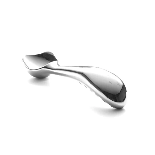 Midnight Scoop Ergonomic Stainless Steel Ice Cream Scoop | Heavy-Duty, Easy-to-Use, and Dishwasher-Safe | Professional Grade, Handcrafted Design