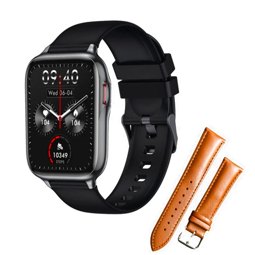HOAIYO Smart Watches for Women (Call Receive/Dial), Smartwatch with Heart Rate Sleep Calories Counter Game, IP68 Waterproof Fitness Watches for Android iOS Phones (Light Brown, 1.7