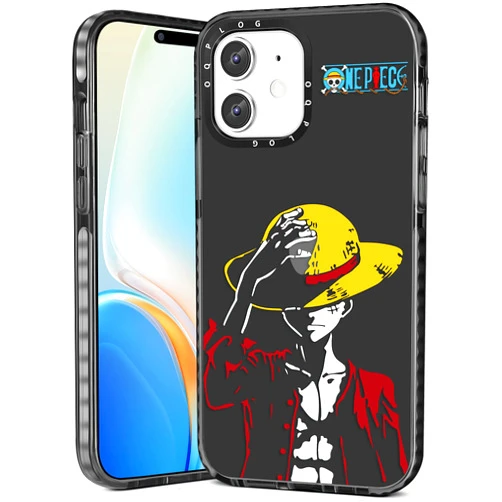Coralogo for iPhone 12/12 Pro Case Cute Japan Anime Manga Hat Boys Character Pattern Cover Men Japanese Designer Cool Teens Bumper Protective Soft Phone Cases Clear Design for iPhone 12/12Pro 6.1