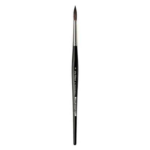 da Vinci Watercolor Series 5598 Casaneo Paint Brush, Round New Wave Synthetics, Size 8