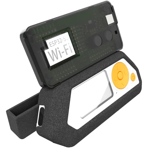 HCJYC 5 in 1 Protective Case Set for Flipper Zero & for Flipper Zero Wi-Fi Dev Board V1 ESP32-S2, Accessories for Flipper Zero & WiFi Dev Board - Black with Carrying Case (Black Set)
