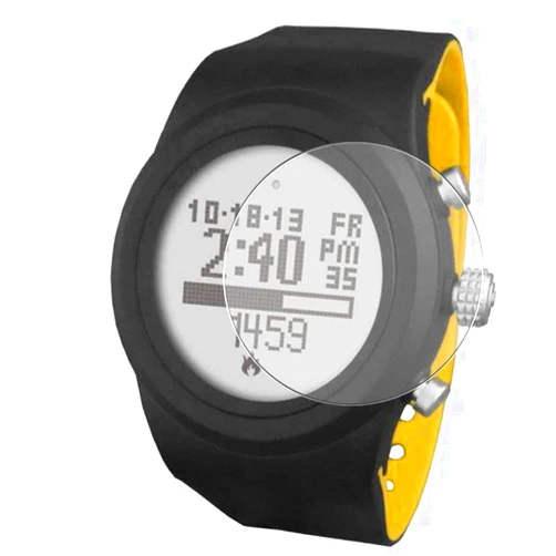 Puccy 3 Pack Tempered Glass Screen Protector Film, compatible with LifeTrak Zone R415 smartwatch Smart Watch Protectors Guard new version