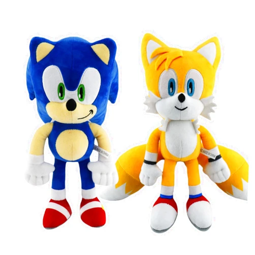 QZLNqsy Sonic The Hedgehog Plush Set, 12 inches, 2 Pieces - Sonic and Tails