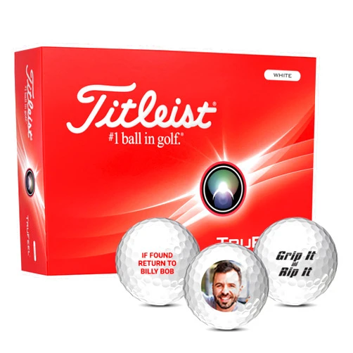 MYCUSTOMGOLFBALL Titleist TruFeel Custom Golf Balls | Logo Golf Balls