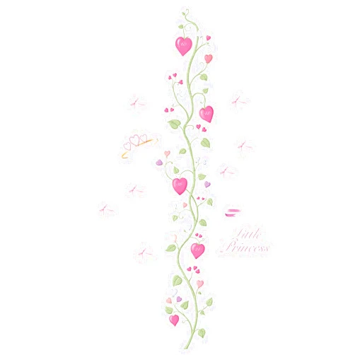 RoomMates Fairy Princess Peel and Stick Growth Chart