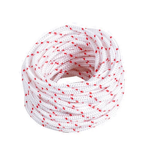 DemJamr 10 Meters Replacement Recoil Starter Rope Pull Cord for Lawn Mower Trimmer Brush Cutter Chain Saw Generator (Diameter 5.0mm)