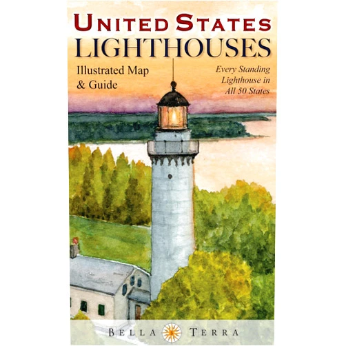 By Bella Stander (Author, Editor), Gerald C. Hill (cover) (Illustrator), Jim Daviner (Illustrator), Diana Hertz (Illustrator), Peter M. Mason (Illustrator), Ken Matthew (Illustrator), James Mann (Illustrator), Stefanie Newman (Illustrator), Rob Thorpe (Illustrator), Journey Maps (Illustrator), Knoll Cartography (Illustrator) & 7 more United States Lighthouses: Illustrated Map & Guide