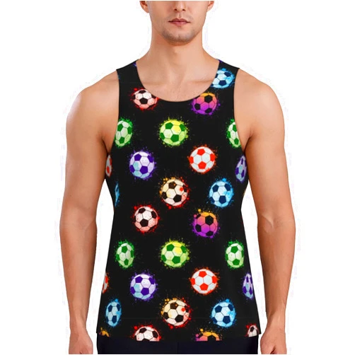 JZDACH Men's Breathable Beach Tank, Swim Cover Up Shirts for Surfing & Pool Parties