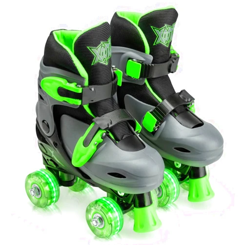 Xootz TY6340-M Roller Skates, Green, UK 13-3/EU 32-36