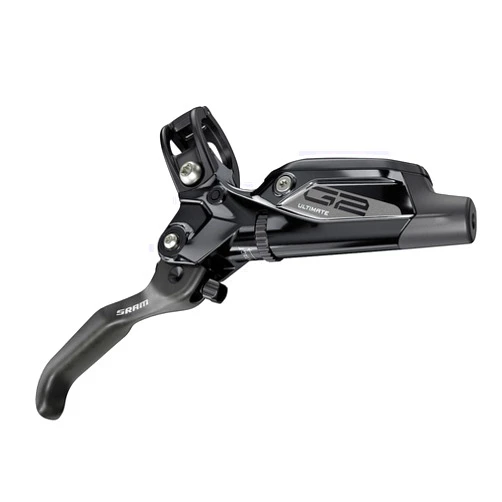 SRAM G2 Ultimate Disc Brake and Lever - Rear, Hydraulic, Post Mount, Carbon Lever, Titanium Hardware, Gloss Black, A2