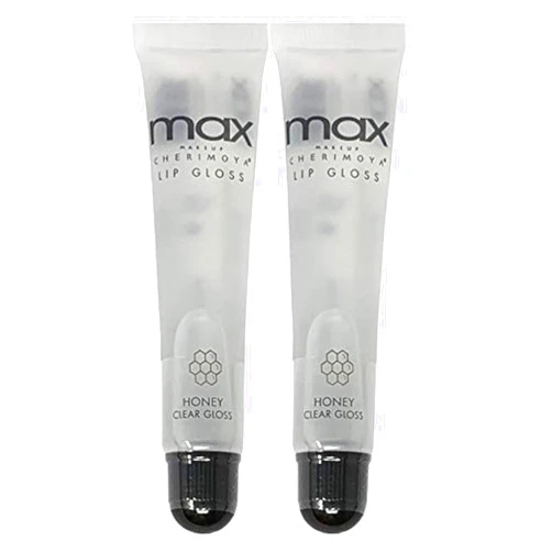 Cherimoya (2Pack) MAX Makeup Lip Polish HONEY Clear Gloss