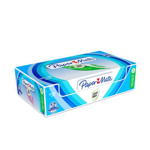 Paper Mate Liquid Paper DryLine Grip Correction Tape | Assorted Colours | Box of 12