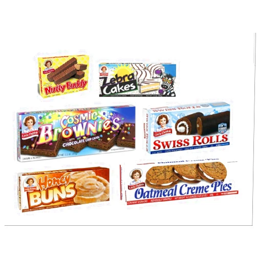 Wholesale Deals By Gold Little Debbie Bundle Pack Nutty Buddy, Oatmeal Creme Pies, Swiss Rolls, Zebra Cakes, Cosmic Brownies, and Honey Buns 1 Box of each