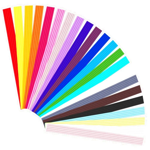 Kovpnor 22 Colors 3D Printing Filament Refill for 3Doodler Start+ 3D Pen, Safe Low Print Temperature PCL Filament 2.5mm Thick, Premium 110pcs Total 1650cm Refill Pack Only Fit for 3Doodler Start+ Pen