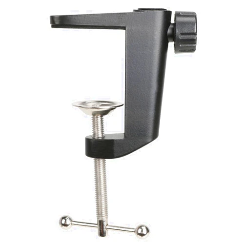 YOUSHARES Table Mount Clamp for Mic - Boom Arm Clamp for Microphone Arm Stand with Adjustable Screw, the Maximum Gap is 55mm/2.16in