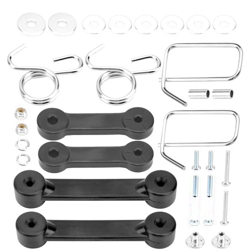 KINTLE M67099 & M67100 Strap Hook Kit - Compatible with John Dee-re 100, D, L, and LA Series Mowers w/42 Decks, Also for GY00115 Mulch Cover - with GY00177 Rivet, M88012 Washer