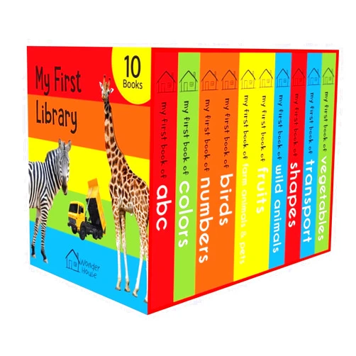Wonder House Books My First Library: Boxset of 10 Board Books for Kids