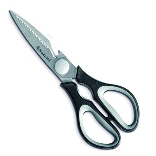 Barazzoni COLTELLI 802170085 Kitchen Scissors, Black, 8.1 x 3.3 x 1 inches (20.5 x 8.5 x 1 cm)